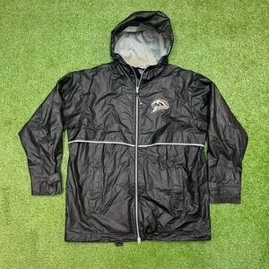 Vintage Black Western Michigan Broncos Hooded Jacket Men’s Size Small Hockey